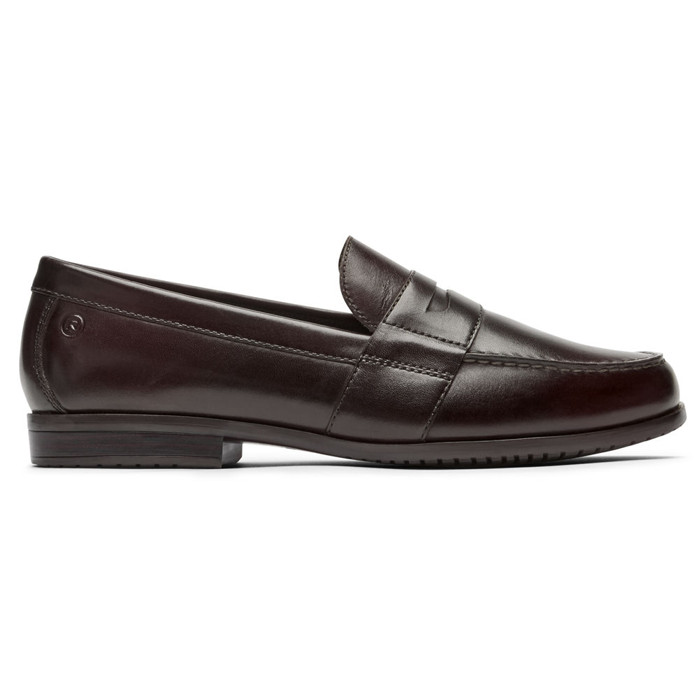 Mocassins Rockport Homem Marrom Escuro - Classic Lite 2 Penny - 80912ZACM